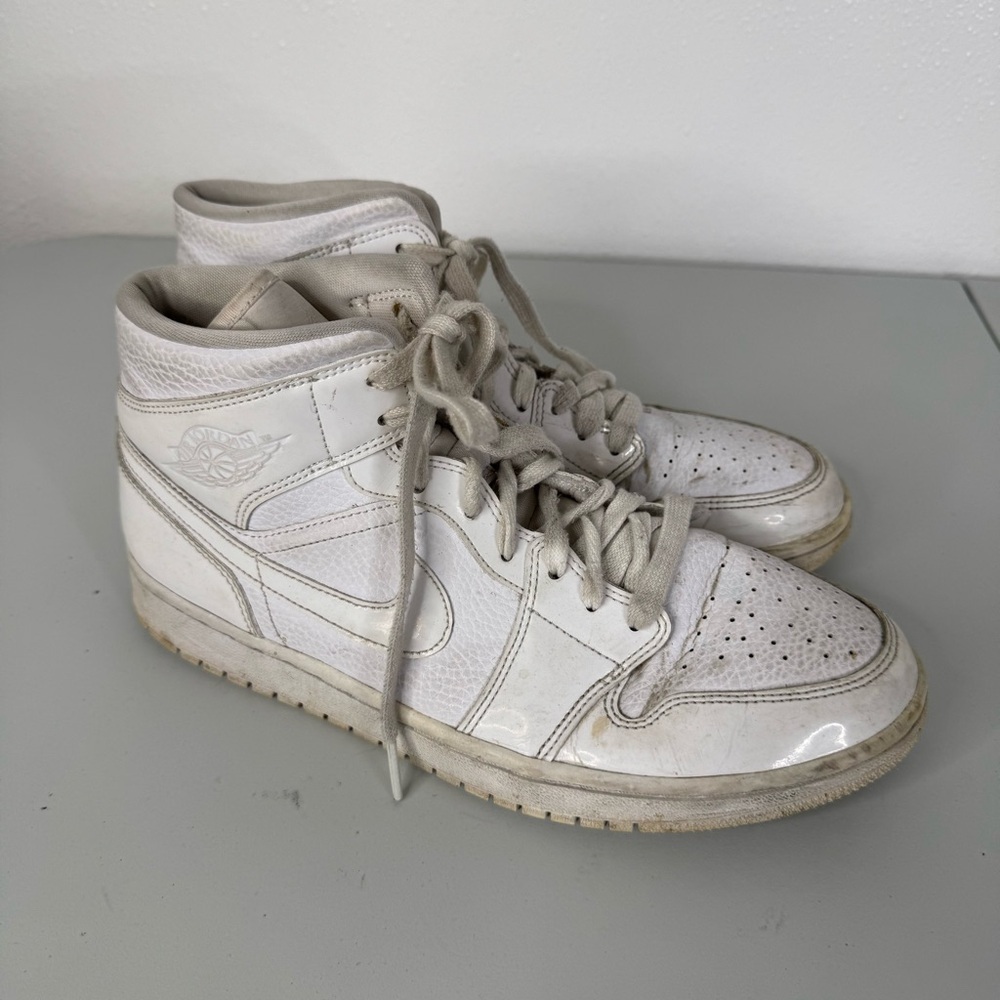 Nike Air Jordan Mid All White Shoes Size‎ 11